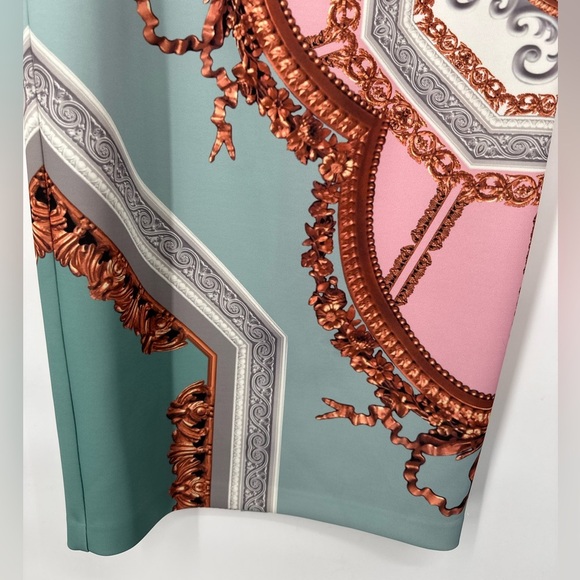 Unique Ted Baker Pearl Accent Neck Pencil Dress - Picture 4 of 9